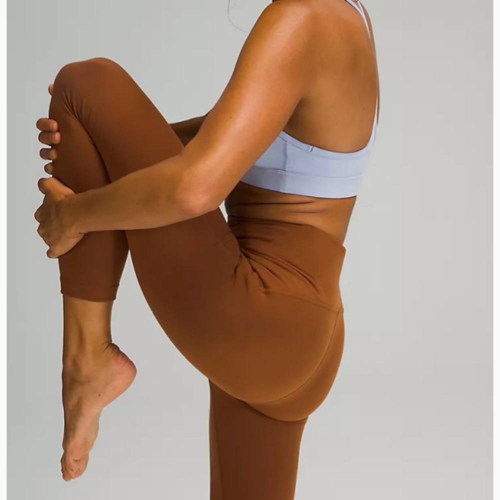 lululemon InStill High-Rise Tight 25’’ Butternut Brown size 4
